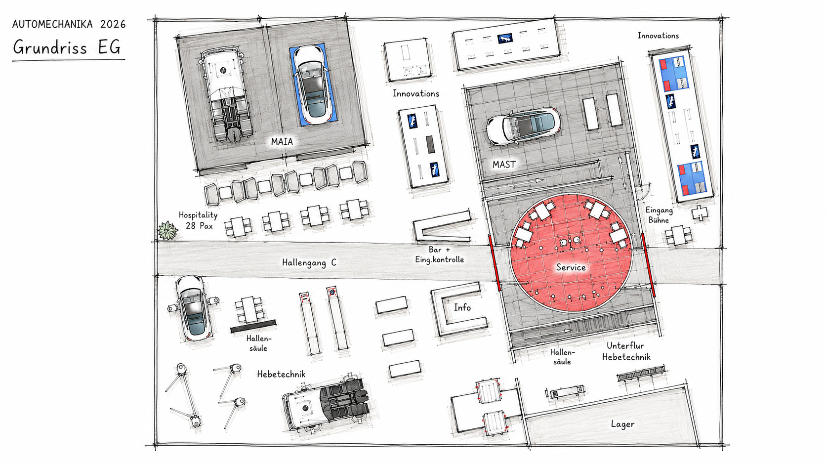 MAHA Stand Grundriss EG